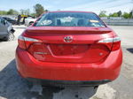 2015 Toyota Corolla L Red vin: 2T1BURHE0FC329345