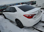 2015 Toyota Corolla L White vin: 2T1BURHE0FC336344