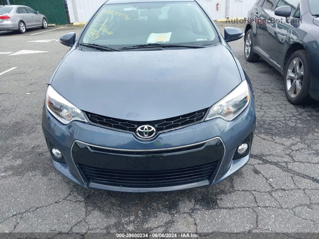 2015 Toyota Corolla S Premium Blue vin: 2T1BURHE0FC337672