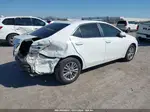 2015 Toyota Corolla Le Plus White vin: 2T1BURHE0FC360286