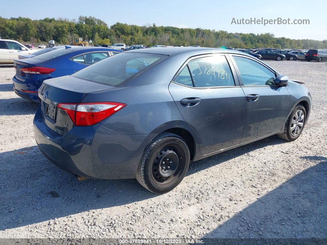 2015 Toyota Corolla L/le/s/s Plus/le Plus Blue vin: 2T1BURHE0FC361082