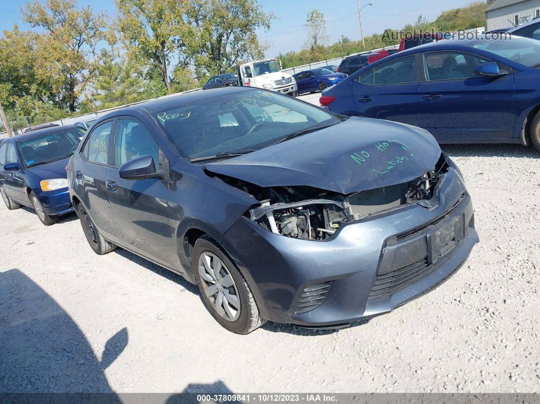 2015 Toyota Corolla L/le/s/s Plus/le Plus Синий vin: 2T1BURHE0FC361082