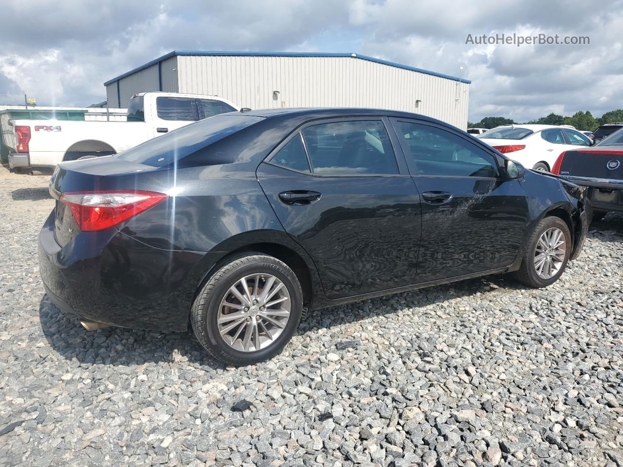 2015 Toyota Corolla L Black vin: 2T1BURHE0FC362376