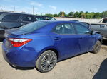 2015 Toyota Corolla L Blue vin: 2T1BURHE0FC381798