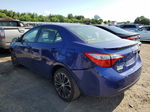 2015 Toyota Corolla L Blue vin: 2T1BURHE0FC381798