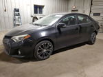 2015 Toyota Corolla L Black vin: 2T1BURHE0FC387505