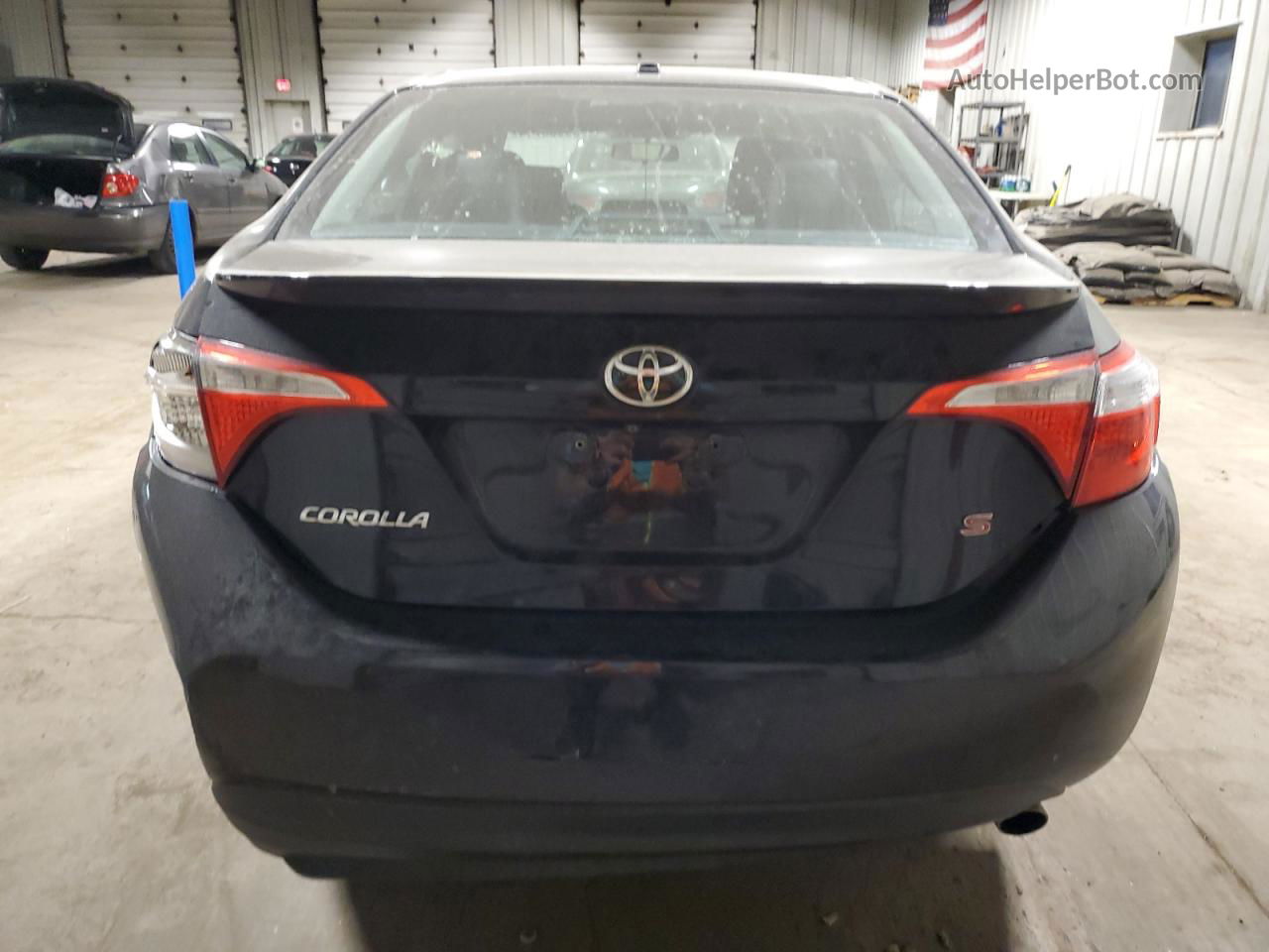 2015 Toyota Corolla L Black vin: 2T1BURHE0FC387505