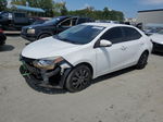 2015 Toyota Corolla L White vin: 2T1BURHE0FC418154