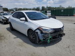 2015 Toyota Corolla L Белый vin: 2T1BURHE0FC418154