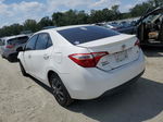 2015 Toyota Corolla L Белый vin: 2T1BURHE0FC418154