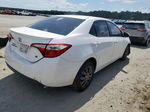 2015 Toyota Corolla L White vin: 2T1BURHE0FC418154