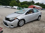 2015 Toyota Corolla L Silver vin: 2T1BURHE0FC437643