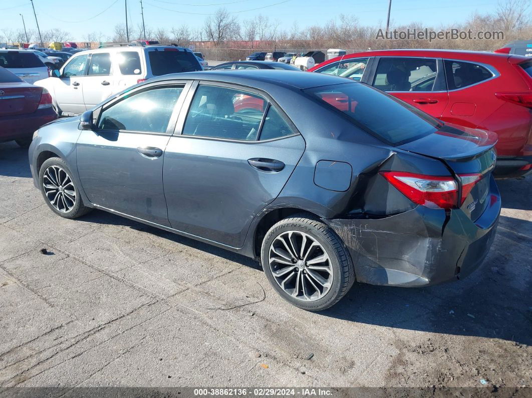 2015 Toyota Corolla S Plus Blue vin: 2T1BURHE0FC452952