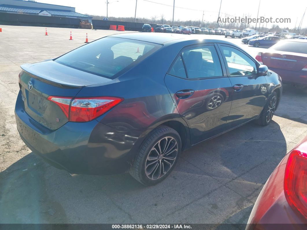 2015 Toyota Corolla S Plus Blue vin: 2T1BURHE0FC452952