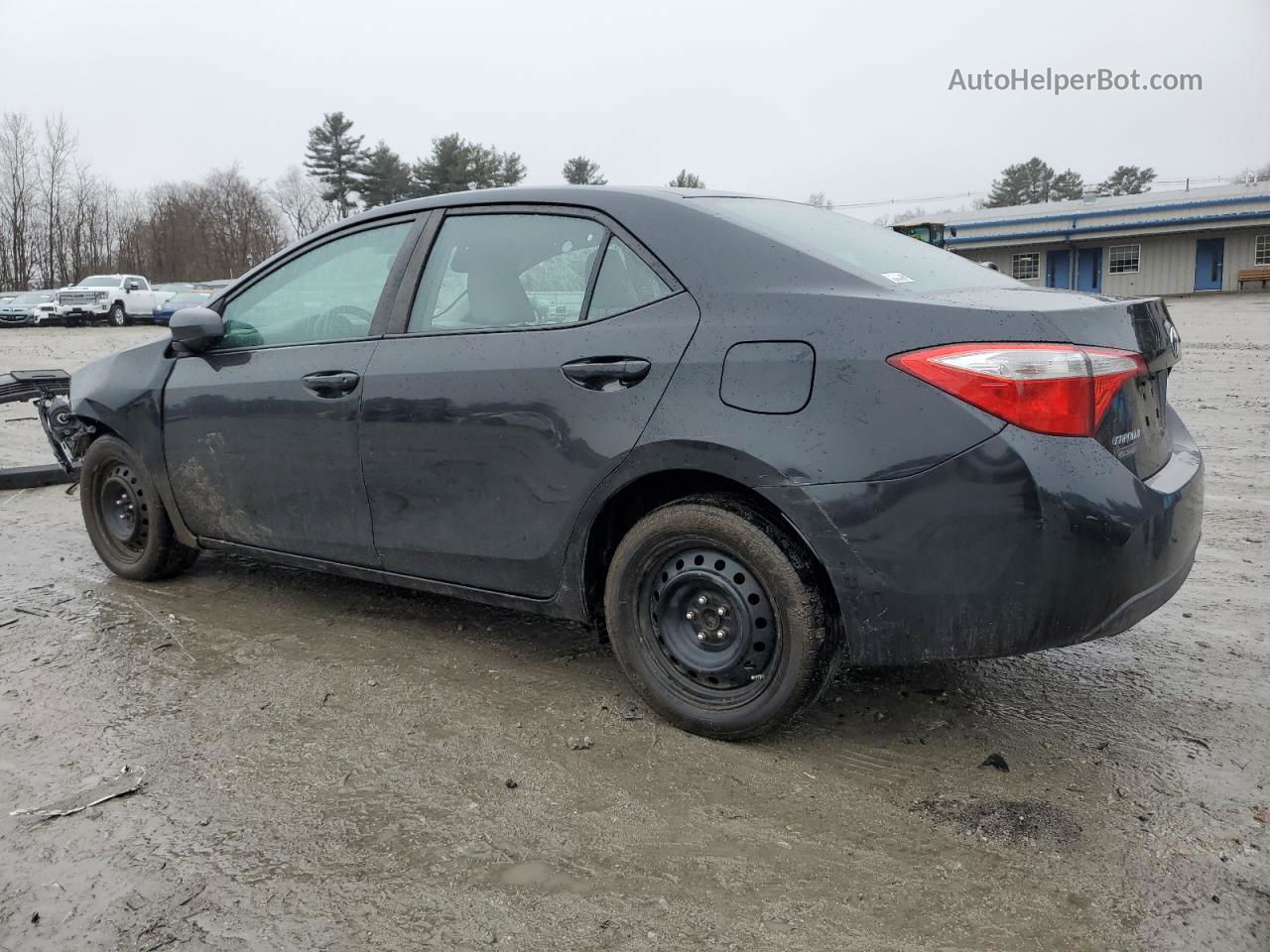 2015 Toyota Corolla L Black vin: 2T1BURHE0FC481075