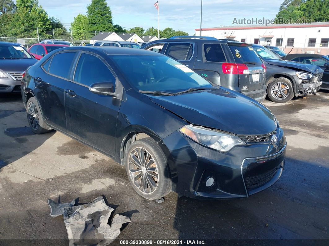 2016 Toyota Corolla S Plus Черный vin: 2T1BURHE0GC499237