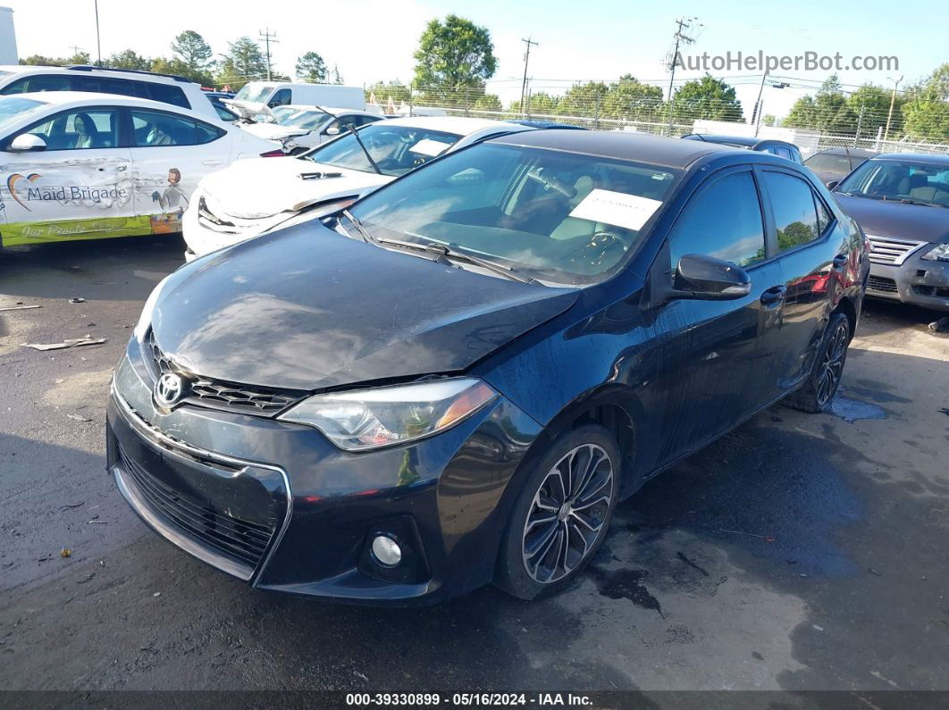 2016 Toyota Corolla S Plus Black vin: 2T1BURHE0GC499237