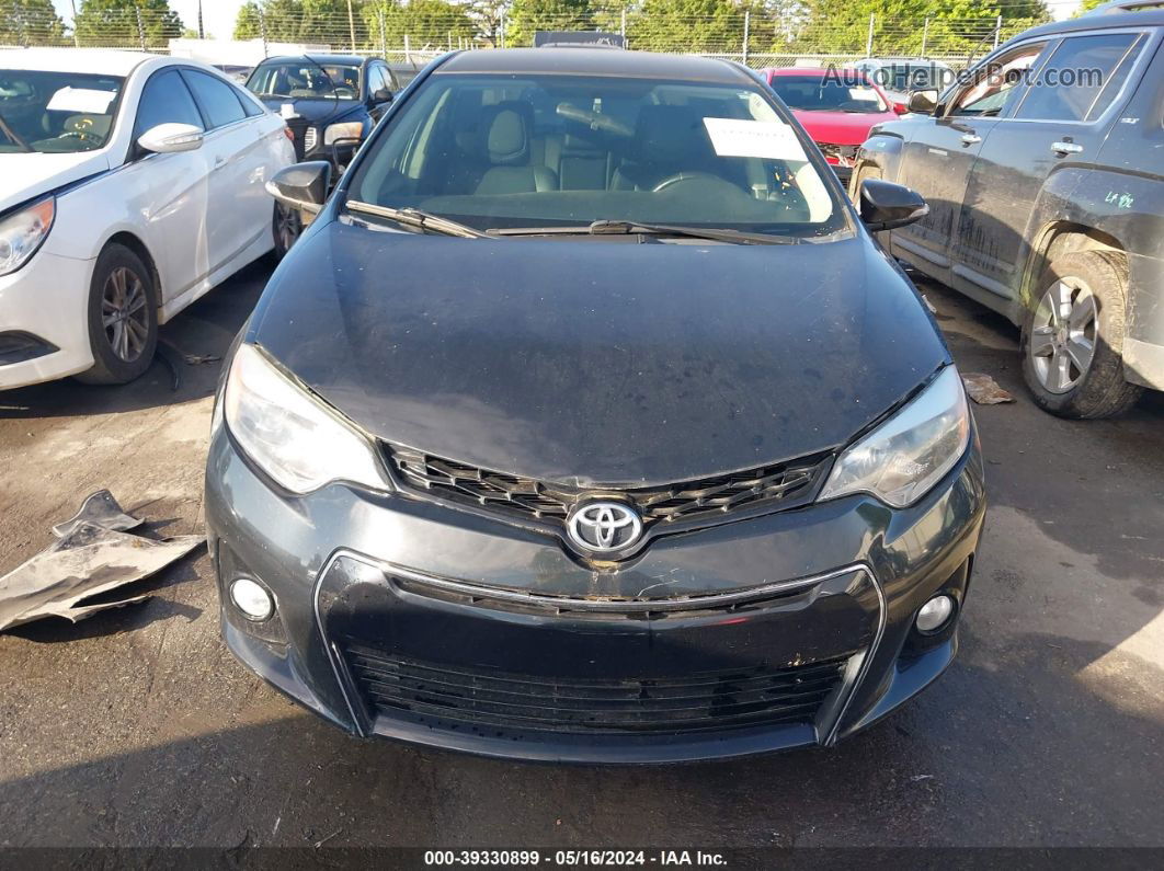 2016 Toyota Corolla S Plus Black vin: 2T1BURHE0GC499237