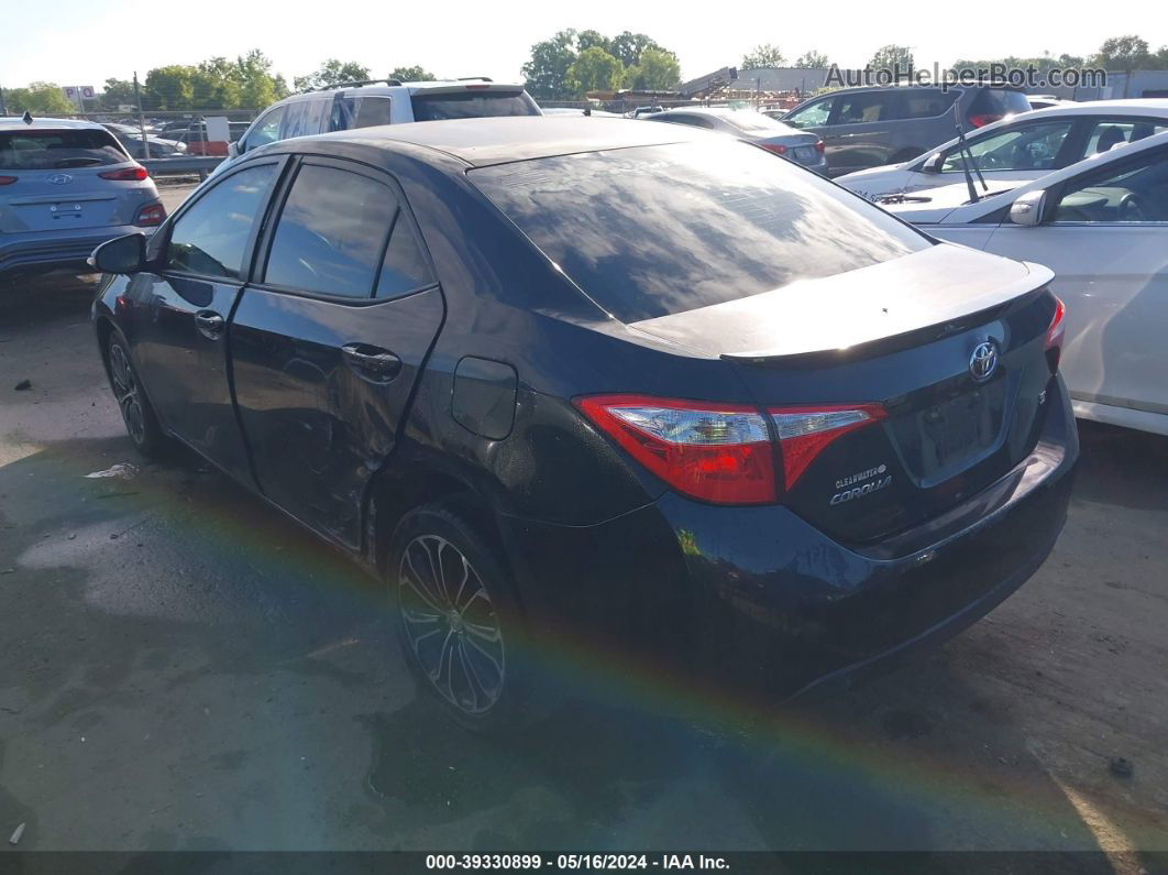 2016 Toyota Corolla S Plus Black vin: 2T1BURHE0GC499237