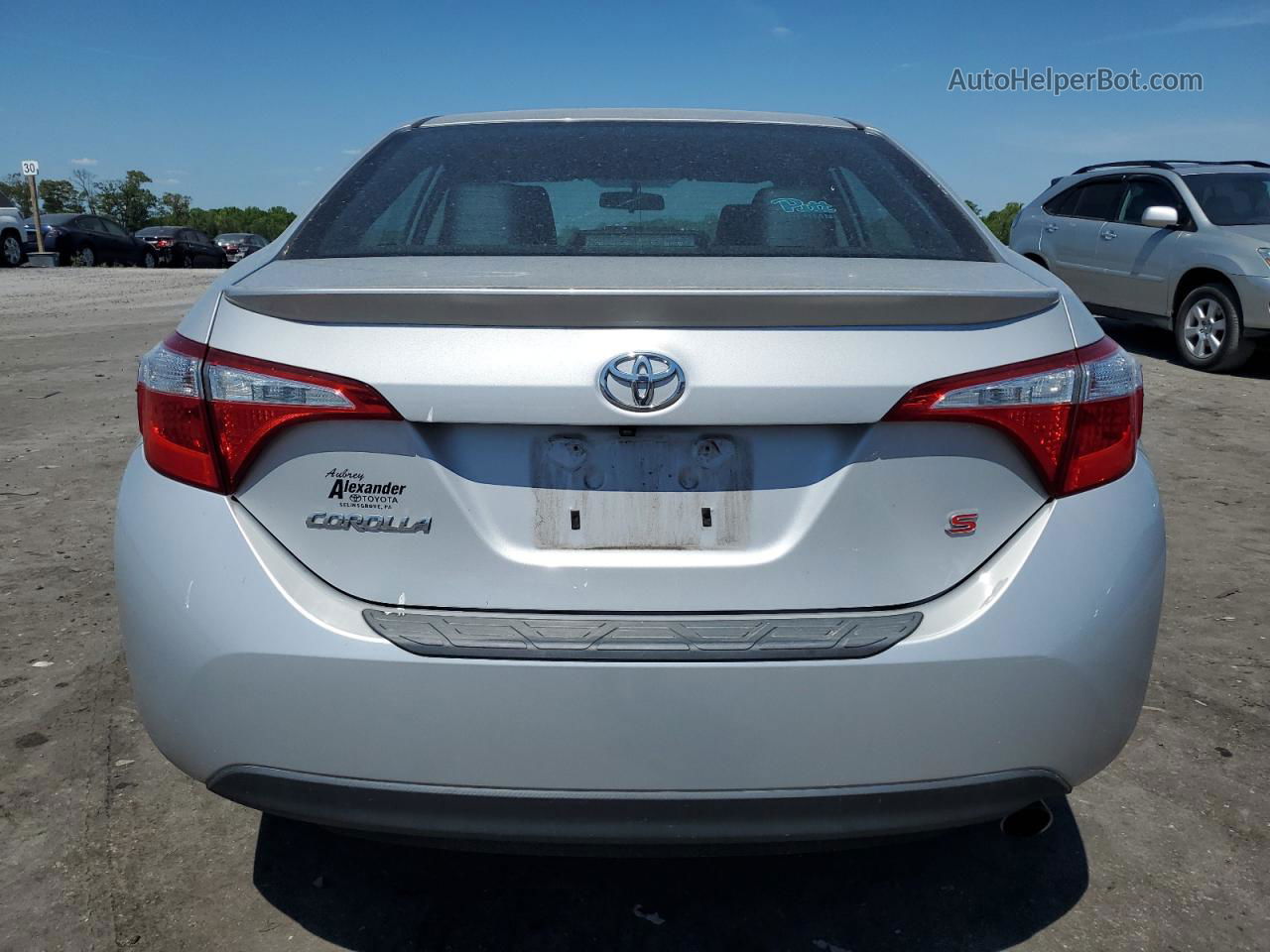 2016 Toyota Corolla L Silver vin: 2T1BURHE0GC525349