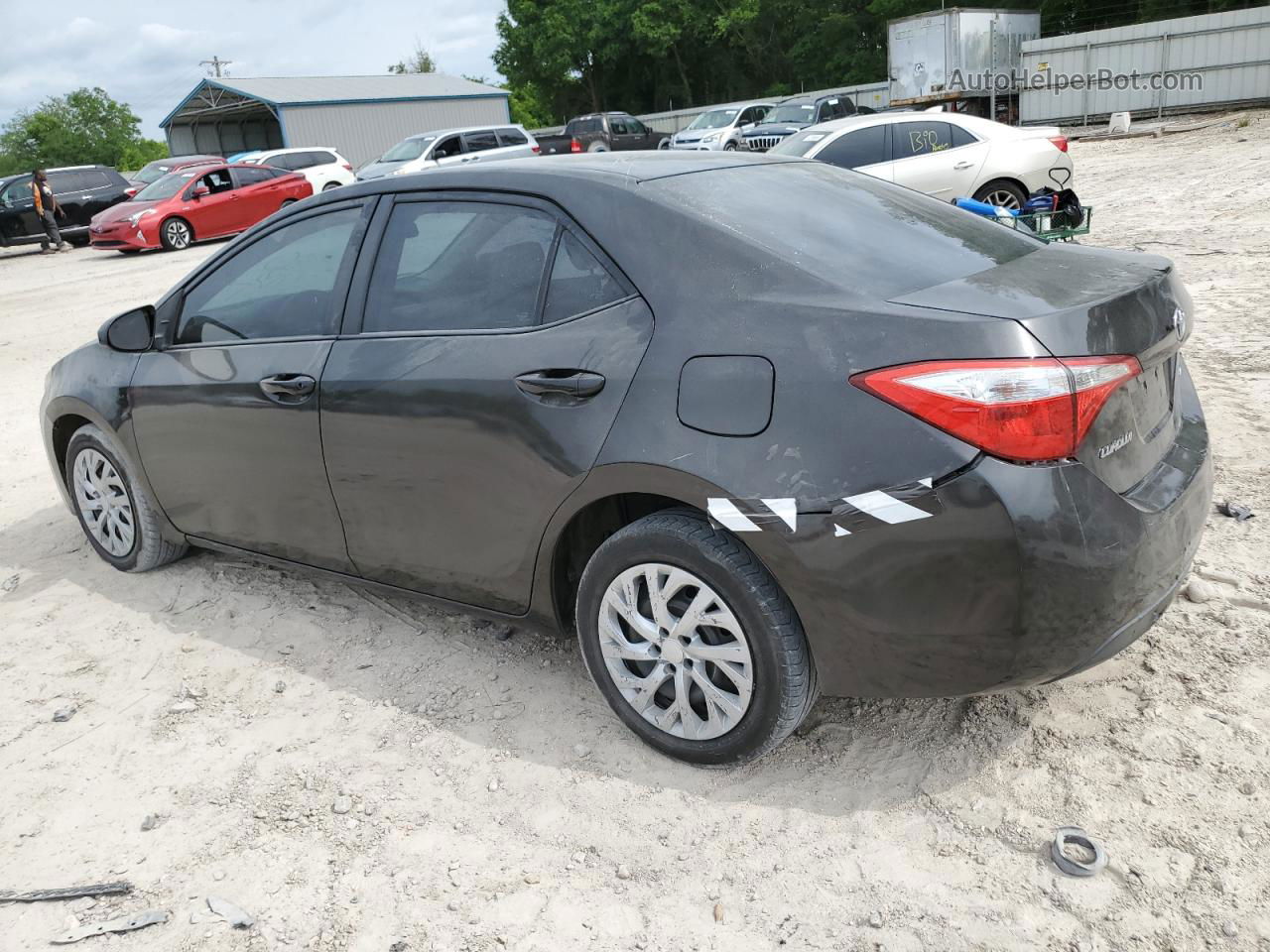 2016 Toyota Corolla L Black vin: 2T1BURHE0GC528087