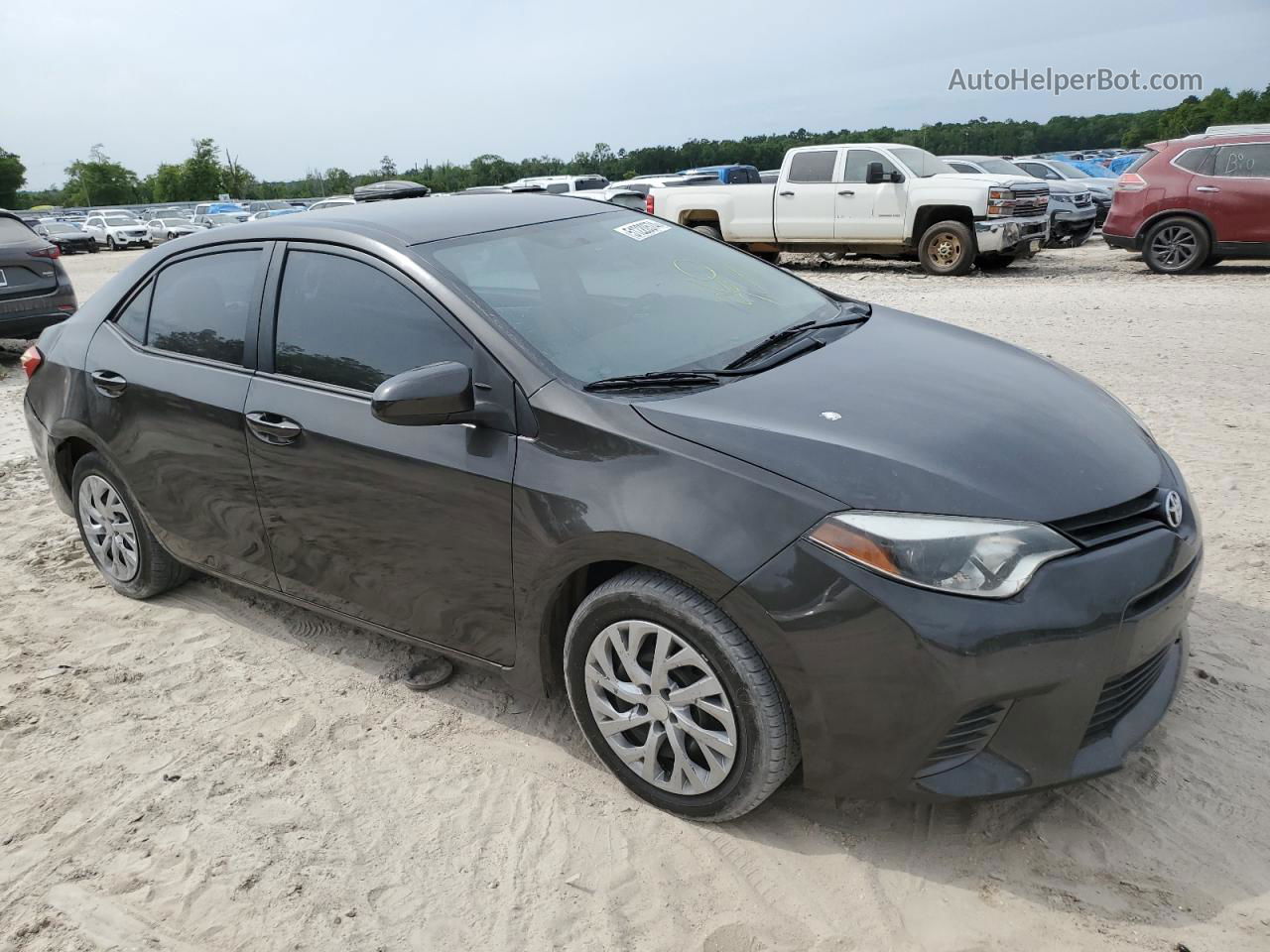 2016 Toyota Corolla L Black vin: 2T1BURHE0GC528087