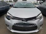 2016 Toyota Corolla L Silver vin: 2T1BURHE0GC533371