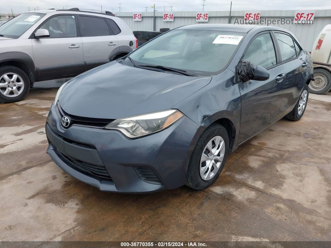 2016 Toyota Corolla L Blue vin: 2T1BURHE0GC557217