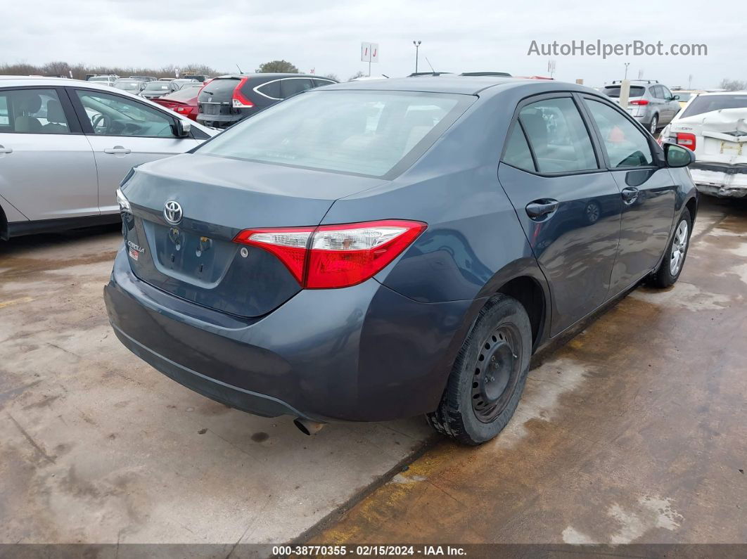 2016 Toyota Corolla L Blue vin: 2T1BURHE0GC557217