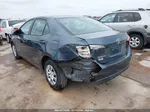 2016 Toyota Corolla L Blue vin: 2T1BURHE0GC557217