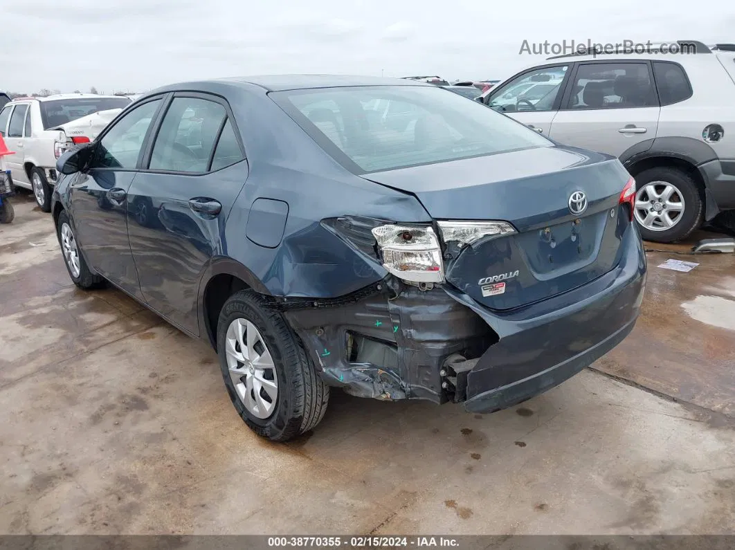 2016 Toyota Corolla L Синий vin: 2T1BURHE0GC557217