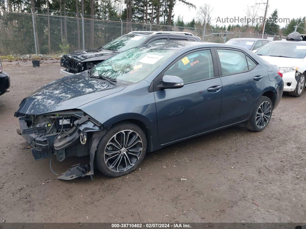 2016 Toyota Corolla S Plus Blue vin: 2T1BURHE0GC574468