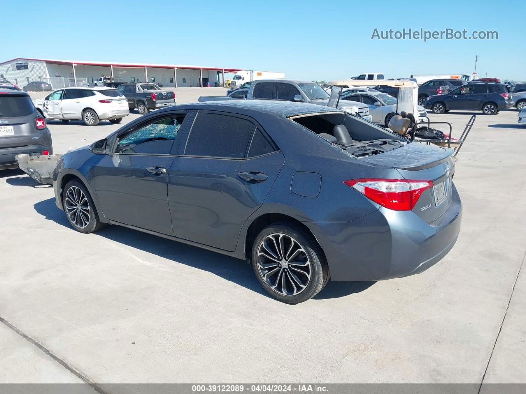 2016 Toyota Corolla S Plus Gray vin: 2T1BURHE0GC591030