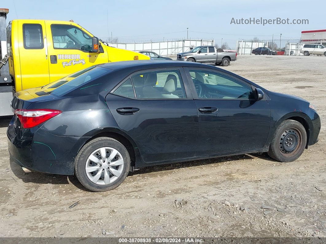 2016 Toyota Corolla Le Black vin: 2T1BURHE0GC607355