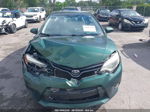 2016 Toyota Corolla Le Green vin: 2T1BURHE0GC626133