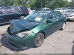 2016 Toyota Corolla Le Green vin: 2T1BURHE0GC626133