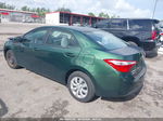 2016 Toyota Corolla Le Green vin: 2T1BURHE0GC626133