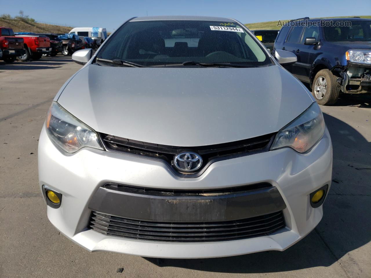 2016 Toyota Corolla L Silver vin: 2T1BURHE0GC640727