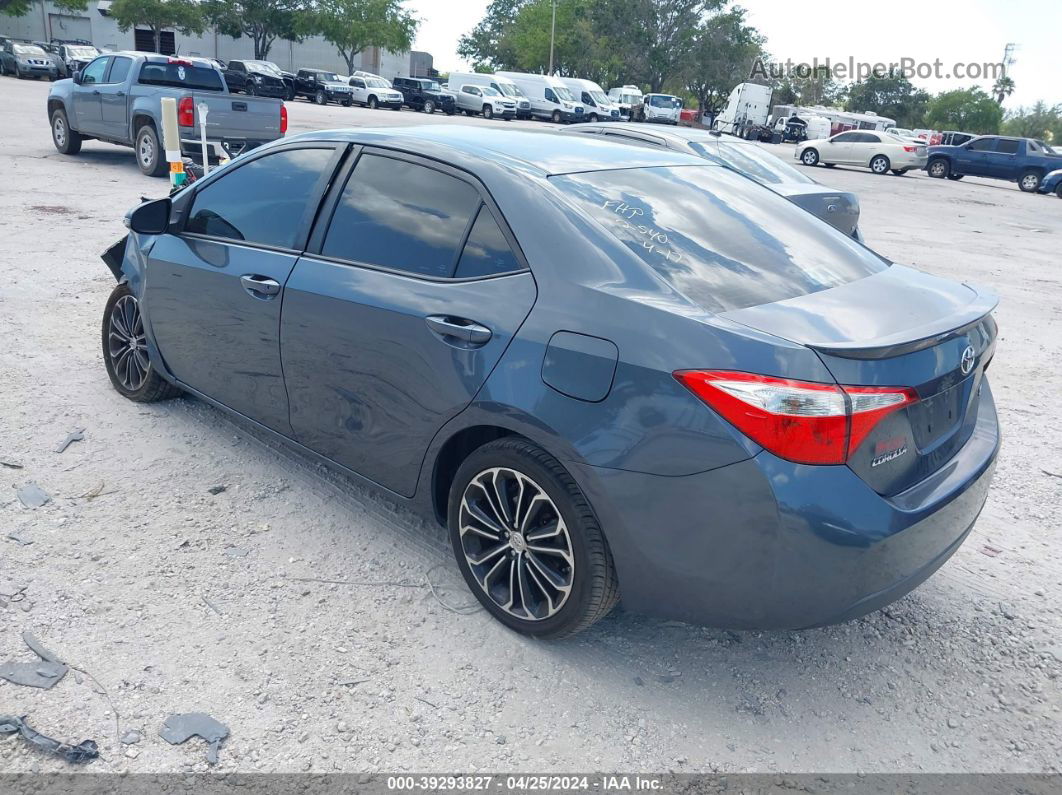 2016 Toyota Corolla S Plus Blue vin: 2T1BURHE0GC652540