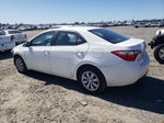 2016 Toyota Corolla L White vin: 2T1BURHE0GC684100