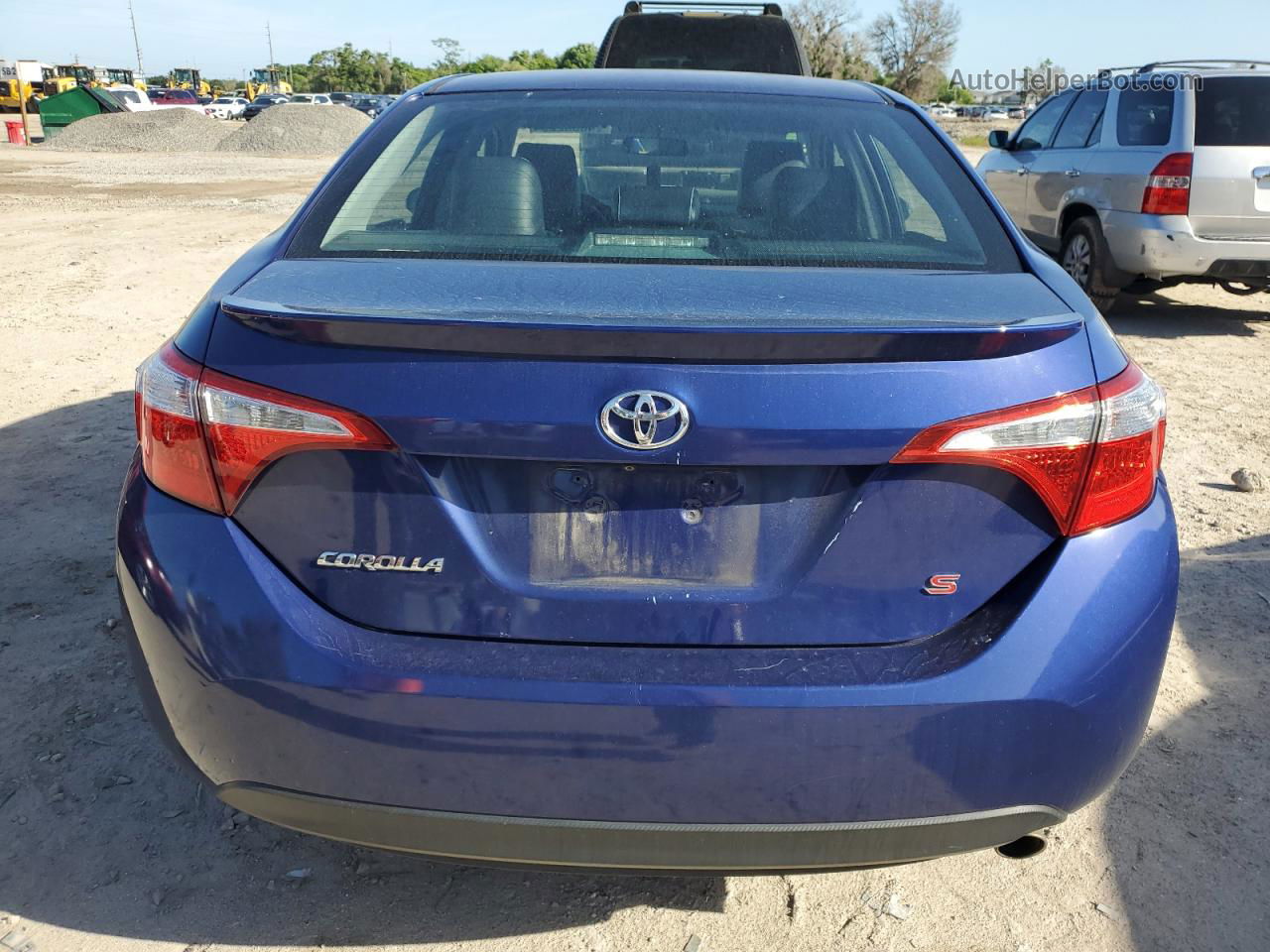 2016 Toyota Corolla L Blue vin: 2T1BURHE0GC730024