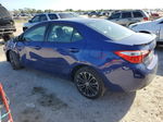 2016 Toyota Corolla L Синий vin: 2T1BURHE0GC730024