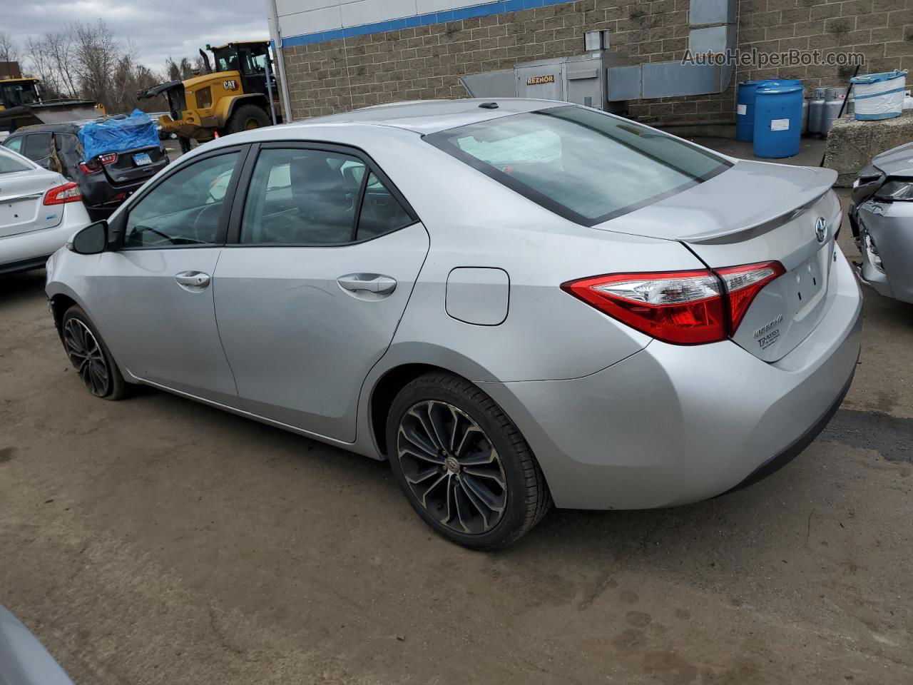 2016 Toyota Corolla L Silver vin: 2T1BURHE0GC733876