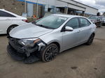 2016 Toyota Corolla L Silver vin: 2T1BURHE0GC733876