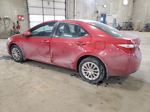 2016 Toyota Corolla L Red vin: 2T1BURHE0GC744652