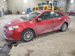 2016 Toyota Corolla L Red vin: 2T1BURHE0GC744652