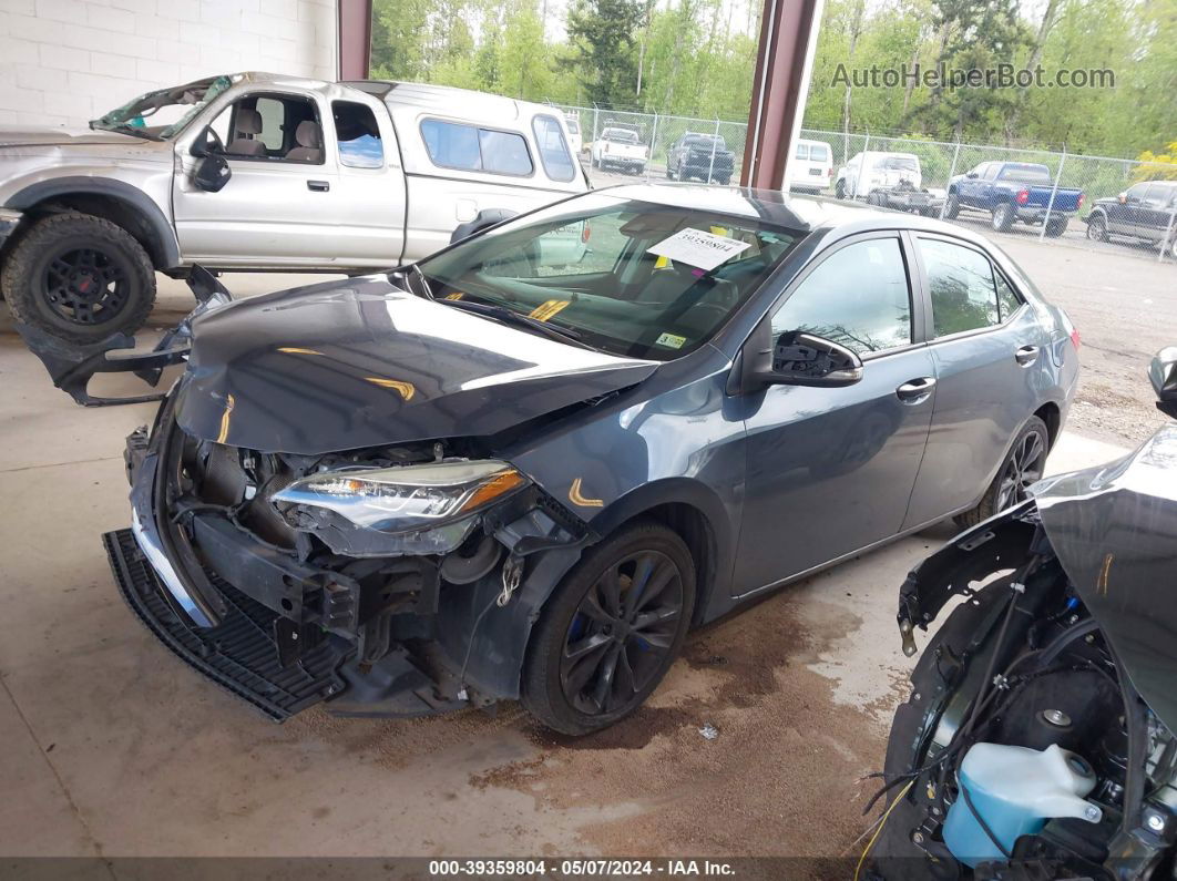 2017 Toyota Corolla Se Blue vin: 2T1BURHE0HC756687