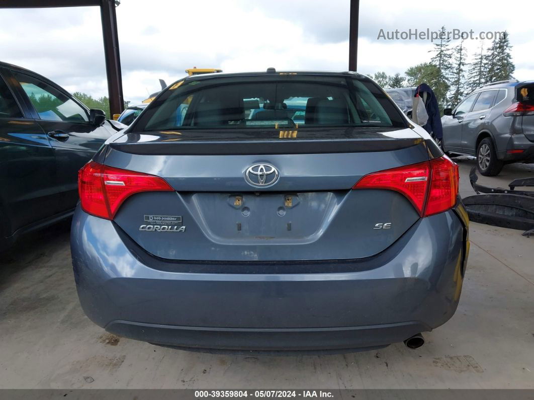 2017 Toyota Corolla Se Blue vin: 2T1BURHE0HC756687