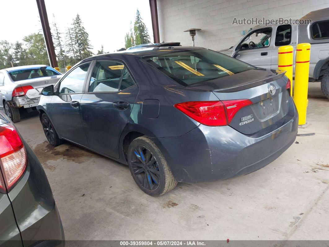 2017 Toyota Corolla Se Blue vin: 2T1BURHE0HC756687