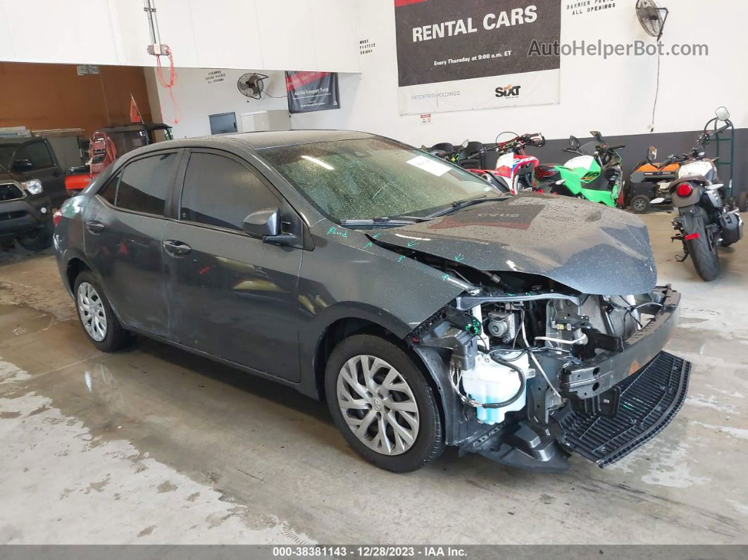 2017 Toyota Corolla Le Gray vin: 2T1BURHE0HC836801